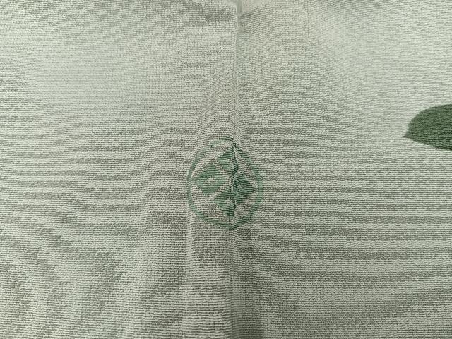 平和屋着物■訪問着　作家物　手描き　椿花文　暈し染め　正絹　逸品　BAAX5817mz