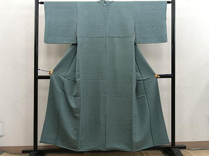 平和屋着物■上質な色無地　岩井茶色　正絹　逸品　BAAX5820mz