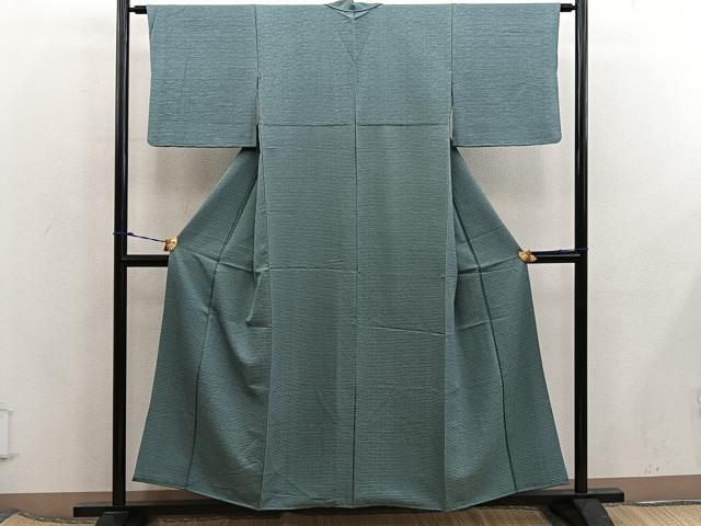 平和屋着物■上質な色無地　岩井茶色　正絹　逸品　BAAX5820mz