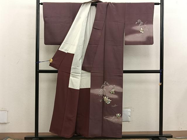 平和屋着物■訪問着　唐子遊び　暈し染め　正絹　逸品　BAAX5832mz