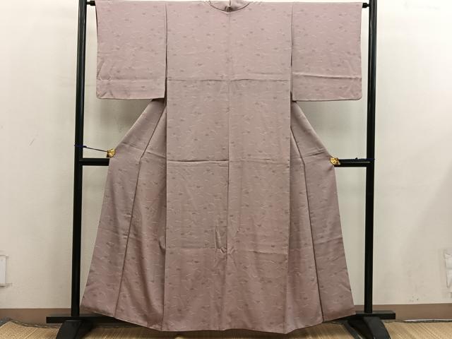 平和屋着物■江戸小紋　こぼれ松葉文　正絹　逸品　BAAX5845mz