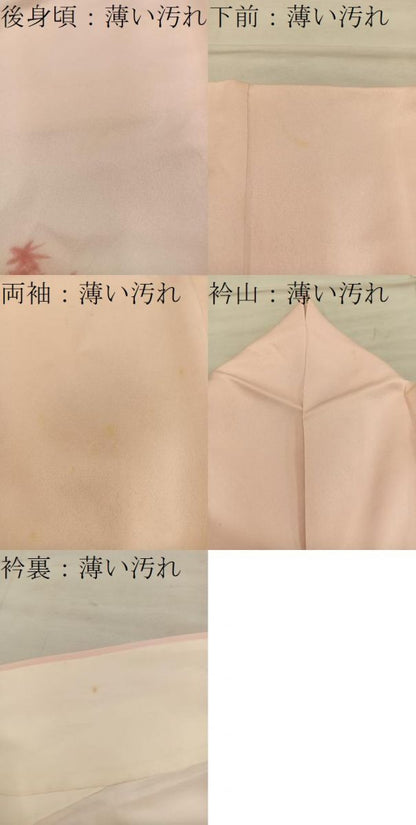 平和屋着物■訪問着　手描き　風景文　暈し染め　正絹　逸品　BAAX5854mz