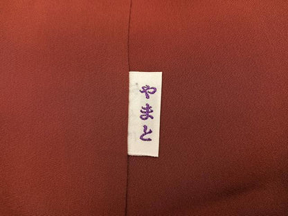 平和屋着物■本場縞大島紬　間道　正絹　逸品　未使用　BAAX5886mz