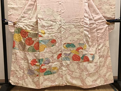 平和屋着物■豪華振袖　エ霞菊花文　金彩　正絹　逸品　BAAX5898mz