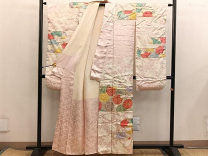 平和屋着物■豪華振袖　エ霞菊花文　金彩　正絹　逸品　BAAX5898mz