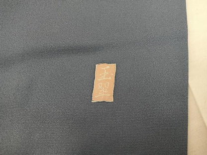 平和屋着物■訪問着　作家物　駒刺繍　枝椿　金彩　正絹　逸品　BAAX5900mz