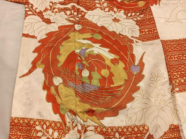 平和屋着物■豪華振袖　駒刺繍　鳳凰花文　金彩　正絹　逸品　BAAX5934mz