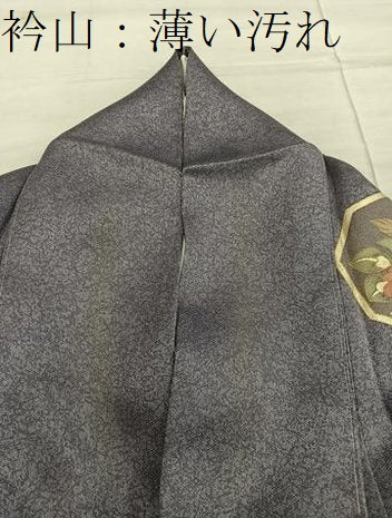 平和屋着物■訪問着　菊花文　暈し染め　正絹　逸品　BAAX5937mz