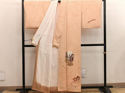 平和屋着物■訪問着　能　狂言　正絹　逸品　BAAX5942mz