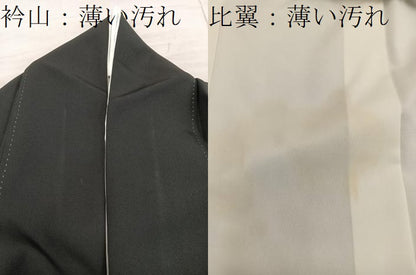 平和屋着物■豪華黒留袖　駒刺繍　花車文　金彩　正絹　逸品　BAAX5946mz