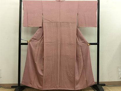 平和屋着物■江戸小紋　草花文　正絹　逸品　BAAX5947mz