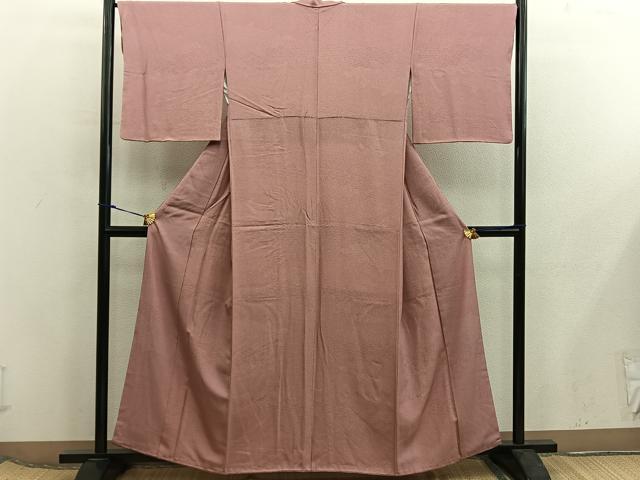 平和屋着物■江戸小紋　草花文　正絹　逸品　BAAX5947mz