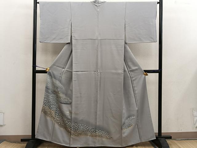平和屋着物■豪華色留袖　松　暈し染め　金彩　正絹　逸品　BAAX5949mz