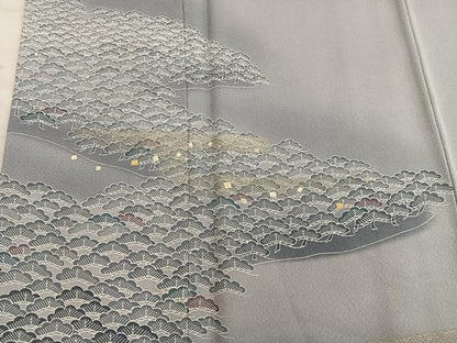 平和屋着物■豪華色留袖　松　暈し染め　金彩　正絹　逸品　BAAX5949mz