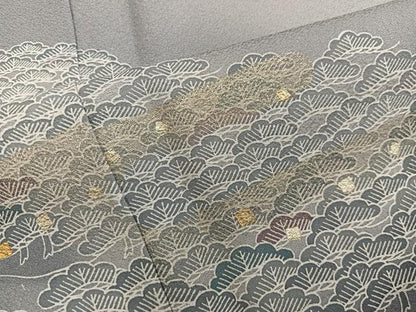 平和屋着物■豪華色留袖　松　暈し染め　金彩　正絹　逸品　BAAX5949mz