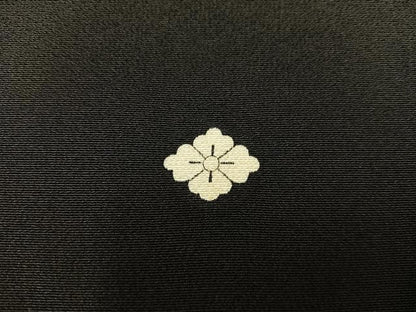 平和屋着物■豪華黒留袖　エ霞花文　金彩　正絹　逸品　BAAX5960mz