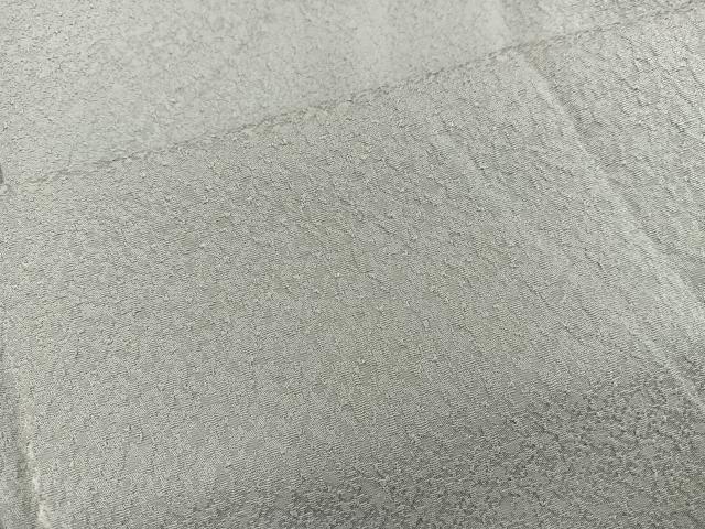 平和屋着物■上質な色無地　紋意匠　灰青色　正絹　逸品　未使用　BAAX5978mz