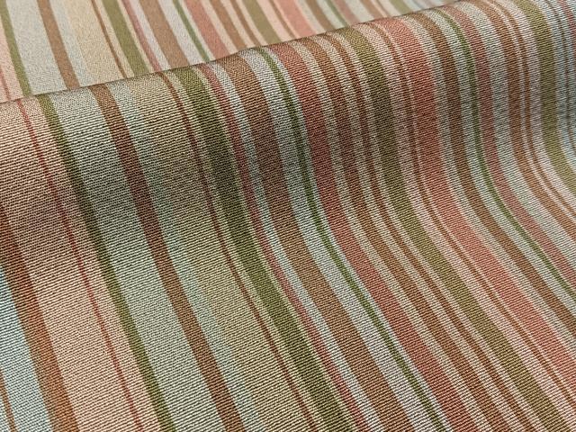 平和屋着物■上質な小紋　縞　正絹　逸品　BAAX6001hj
