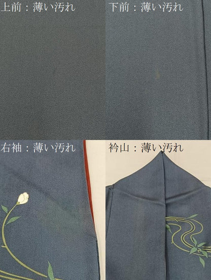 平和屋着物■訪問着　人物花文　金彩　正絹　逸品　BAAX6005hj