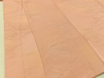 平和屋着物■上質な小紋　立波地紋　暈し染め　正絹　逸品　BAAX6018hj