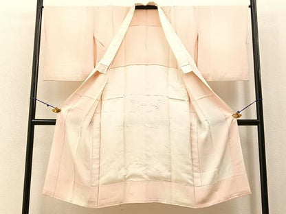 平和屋着物■長襦袢　無双仕立て　チューリップ　暈し染め　正絹　逸品　BAAX6032hj