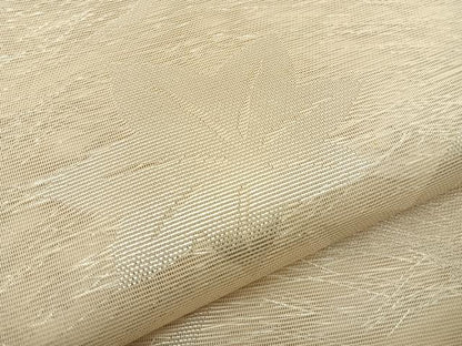 平和屋着物＊夏物 六通柄袋帯 楓 銀糸 正絹 逸品 BAAX6041hj