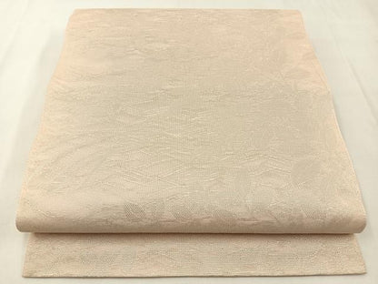 平和屋着物＊夏物 六通柄袋帯 草葉文 銀糸 正絹 逸品 未使用 BAAX6049hj