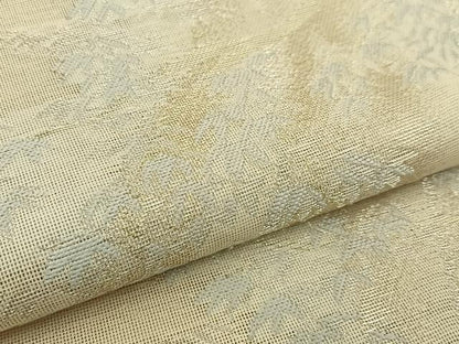 平和屋着物＊夏物 六通柄袋帯 笹 金銀糸 正絹 逸品 BAAX6051hj