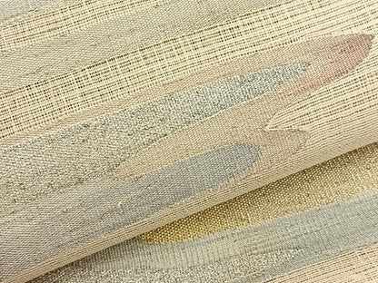 平和屋着物＊夏物 太鼓柄袋帯 絽綴れ エ霞文 金銀糸 正絹 逸品 BAAX6053hj