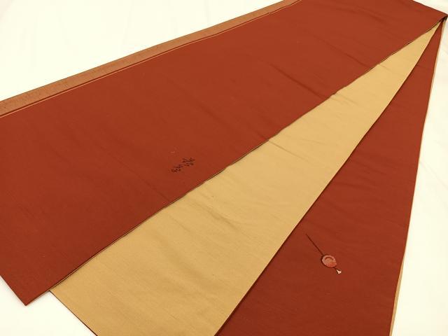 平和屋着物◎太鼓柄袋帯　作家物　紬地　簪　正絹　逸品　未使用　BAAX6137hj