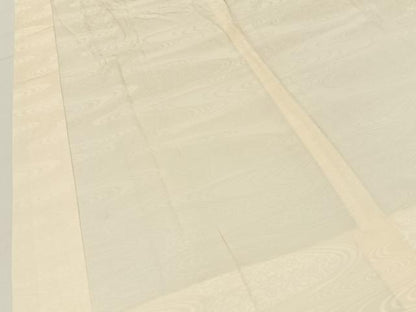 平和屋着物■長襦袢　無双仕立て　流水花地紋　正絹　逸品　未使用　BAAX6158hj