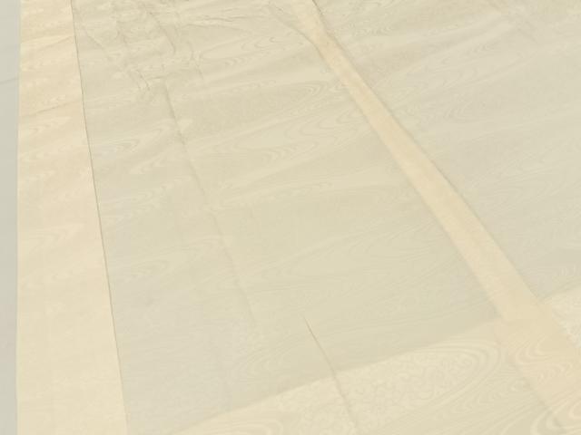 平和屋着物■長襦袢　無双仕立て　流水花地紋　正絹　逸品　未使用　BAAX6158hj