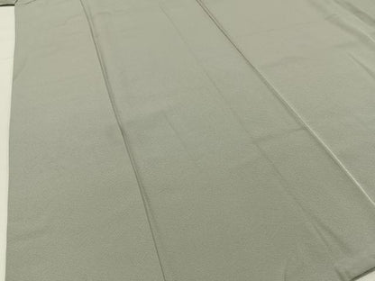 平和屋着物●上質な色無地　灰青色　正絹　逸品　BAAX6160hj