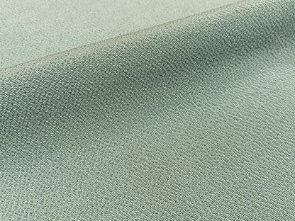 平和屋着物●上質な色無地　千草鼠色　鬼しぼ縮緬　正絹　逸品　BAAX6163hj