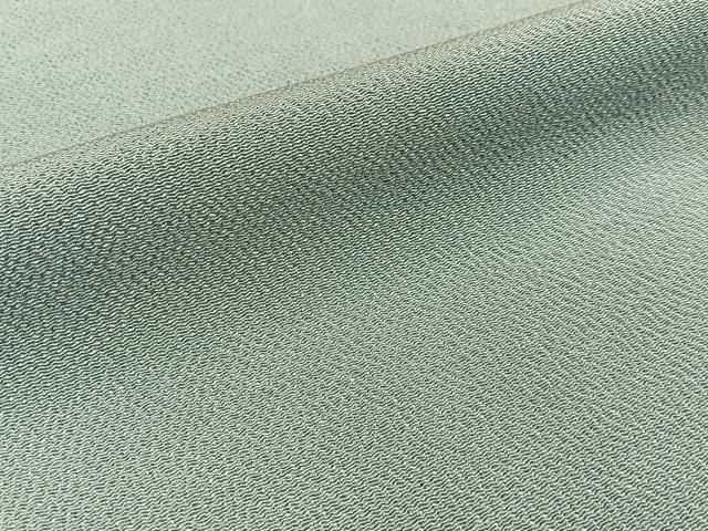 平和屋着物●上質な色無地　千草鼠色　鬼しぼ縮緬　正絹　逸品　BAAX6163hj