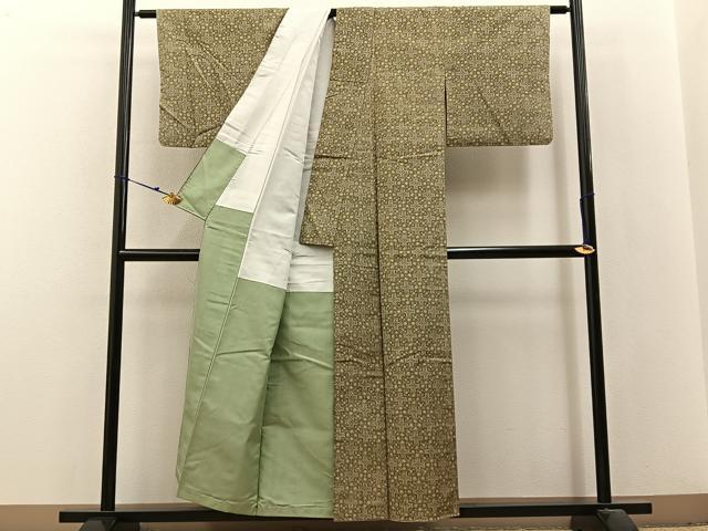 平和屋着物■上質な紬 吉祥文 正絹 逸品 BAAX6193hj