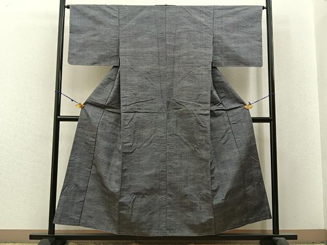 平和屋着物■上質な紬 霞文 正絹 逸品 未使用 BAAX6194hj
