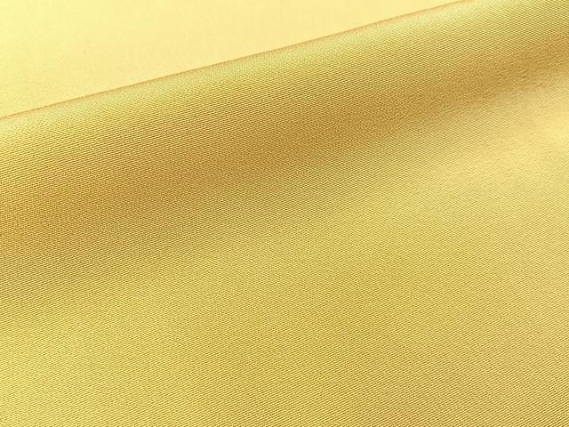 平和屋着物●上質な色無地　玉蜀黍色　正絹　逸品　BAAX6204hj