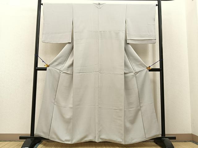 平和屋着物●加賀友禅の巨匠　初代　由水十久監修　色無地　紫水晶色　正絹　逸品　BAAX6220hj