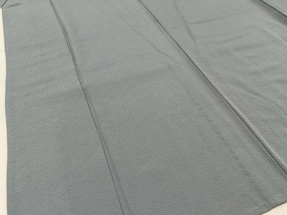平和屋着物▽上質な色無地　単衣　豆がら茶色　正絹　逸品　BAAX6224hj