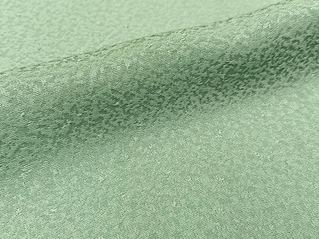 平和屋着物■上質な色無地　紋意匠　錆青磁色　正絹　逸品　BAAX6249hj
