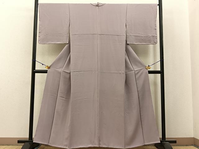 平和屋着物■上質な色無地 薄柿色 正絹 逸品 未使用 BAAX6252hj