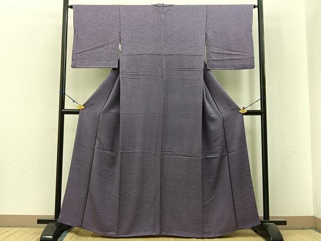 平和屋着物■上質な色無地 鳩羽色 やまと誂製 正絹 逸品 BAAX6261hj