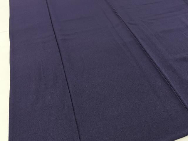 平和屋着物▽上質な色無地　単衣　濃鼠色　正絹　逸品　BAAX6262hj
