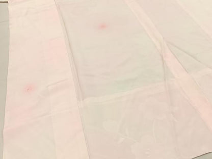 平和屋着物■長襦袢 無双仕立て 絞り 草花文 暈し染め 正絹 逸品 BAAX6267hj