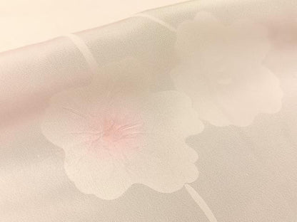 平和屋着物■長襦袢 無双仕立て 絞り 草花文 暈し染め 正絹 逸品 BAAX6267hj