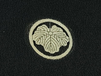 平和屋着物■豪華黒留袖 刺繍 浜松文 金彩 正絹 逸品 BAAX6282hj