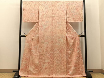 平和屋着物■上質な小紋 絞り 舞蝶文 正絹 逸品 BAAX6283hj