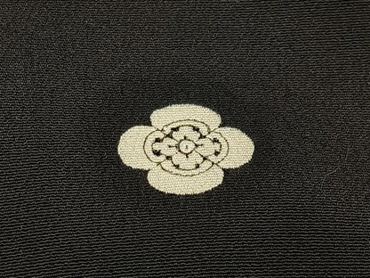 平和屋着物■豪華黒留袖 駒刺繍 鳳凰亀甲草花文 金彩 正絹 逸品 BAAX6288hj