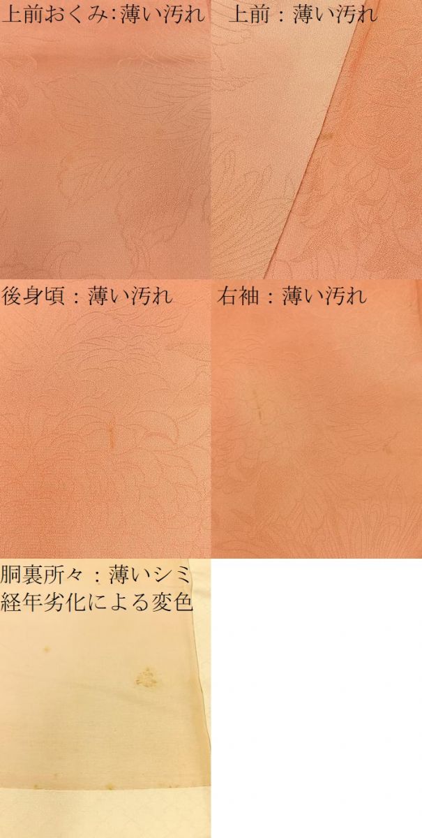 平和屋着物■上質な小紋　草花地紋　暈し染め　正絹　逸品　BAAX6299hj